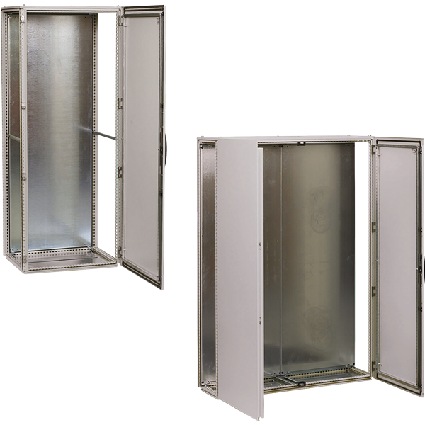 nVent HOFFMAN MCS and MCD Mild Steel Bayable Floor Standing Enclosures